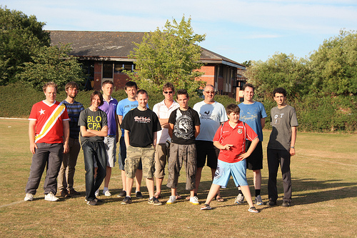 Team photo for the Battrick Badgers match in Oxford in July 2010